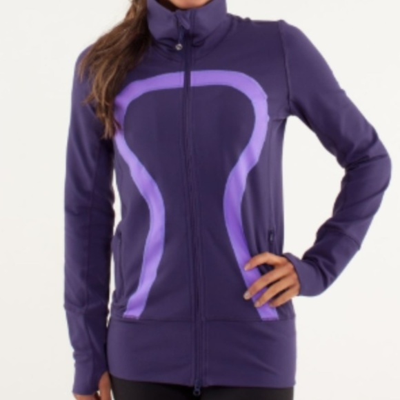 lululemon athletica Jackets & Blazers - Lululemon In stride Full Zip Jacket Purple